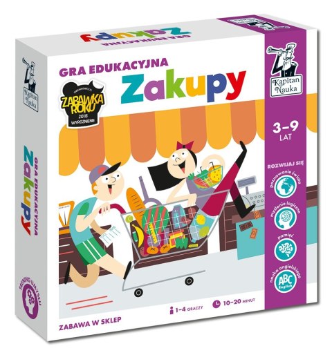 Gra edukacyjna Zakupy Kapitan Nauka 3+ Zabawa w Sklep