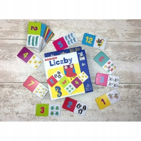 Gra planszowa Domino Liczby Kapitan Nauka Edgard