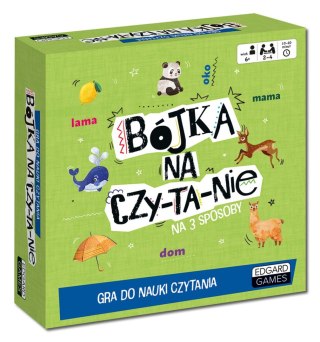 Gra planszowa Edgard Bójka na czytanie Gra do nauki czytania Kapitan Nauka