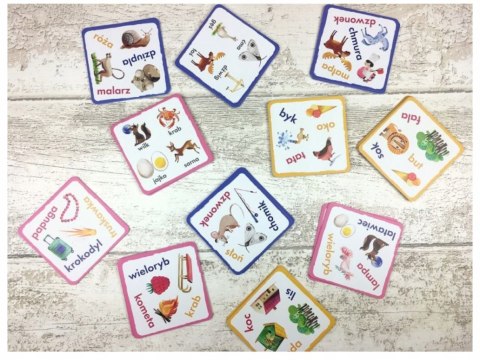 Gra planszowa Edgard Bójka na czytanie Gra do nauki czytania Kapitan Nauka