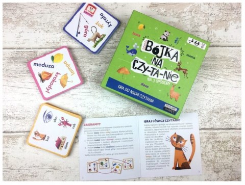 Gra planszowa Edgard Bójka na czytanie Gra do nauki czytania Kapitan Nauka
