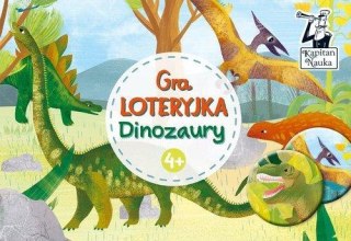 Gra planszowa Edgard Kapitan Nauka Gra loteryjka: Dinozaury