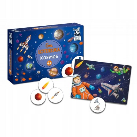 Gra planszowa Edgard Kapitan Nauka Gra loteryjka Kosmos