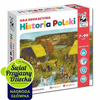 Gra planszowa Edukacyjna Historia Polski Kapitan Nauka Edgard