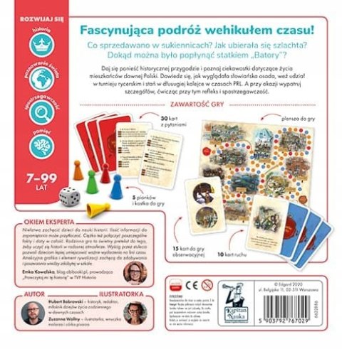Gra planszowa Edukacyjna Historia Polski Kapitan Nauka Edgard