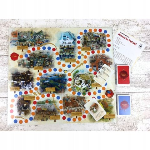 Gra planszowa Edukacyjna Historia Polski Kapitan Nauka Edgard