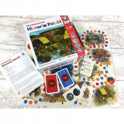 Gra planszowa Edukacyjna Historia Polski Kapitan Nauka Edgard