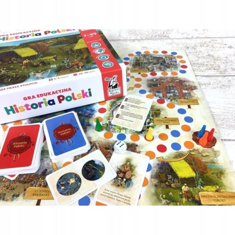 Gra planszowa Edukacyjna Historia Polski Kapitan Nauka Edgard