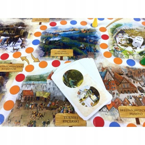 Gra planszowa Edukacyjna Historia Polski Kapitan Nauka Edgard