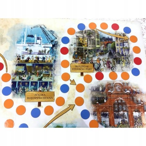 Gra planszowa Edukacyjna Historia Polski Kapitan Nauka Edgard