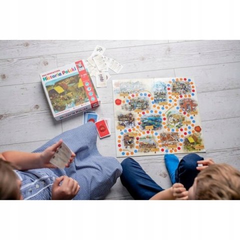 Gra planszowa Edukacyjna Historia Polski Kapitan Nauka Edgard
