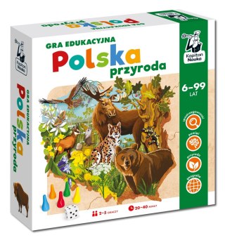 Gra planszowa Edukacyjna Polska przyroda 6+ Kapitan Nauka Edgard