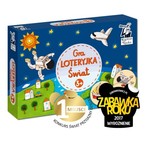 Gra planszowa Gra loteryjka Świat Edgard Kapitan Nauka
