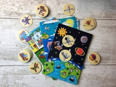 Gra planszowa Gra loteryjka Świat Edgard Kapitan Nauka