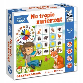 Gra planszowa Na tropie zwierząt Smart bingo Kapitan Nauka edukacyjna