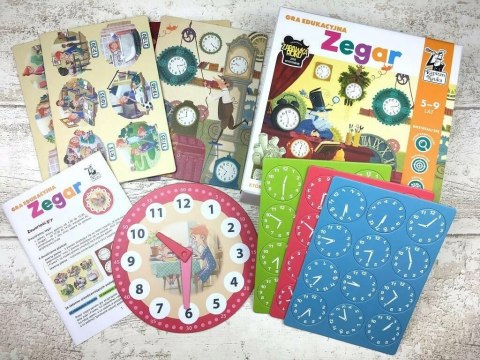 Kapitan Nauka Gra edukacyjna Zegar Która Godzina 5-7 lat