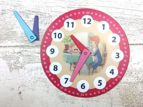 Kapitan Nauka Gra edukacyjna Zegar Która Godzina 5-7 lat
