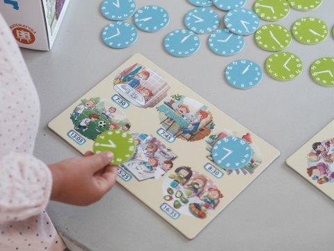 Kapitan Nauka Gra edukacyjna Zegar Która Godzina 5-7 lat