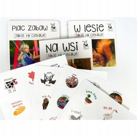 Kapitan nauka Maluch mówi Pierwsze słowa i dźwięki 3 Książeczki i Naklejki