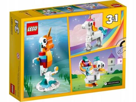 Klocki Lego 31140 Creator 3w1 Magiczny jednorożec