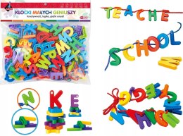Klocki Małych Geniuszy Edukacyjne Alfabet 106212 Askato 140 elementów