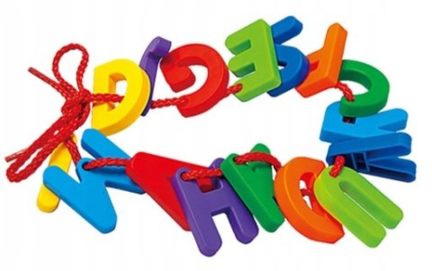 Klocki Małych Geniuszy Edukacyjne Alfabet 106212 Askato 140 elementów