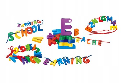 Klocki Małych Geniuszy Edukacyjne Alfabet 106212 Askato 140 elementów