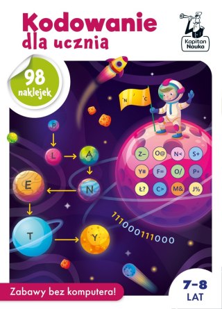 Kodowanie dla ucznia Kapitan Nauka 7-8 lat zabawy bez komputera