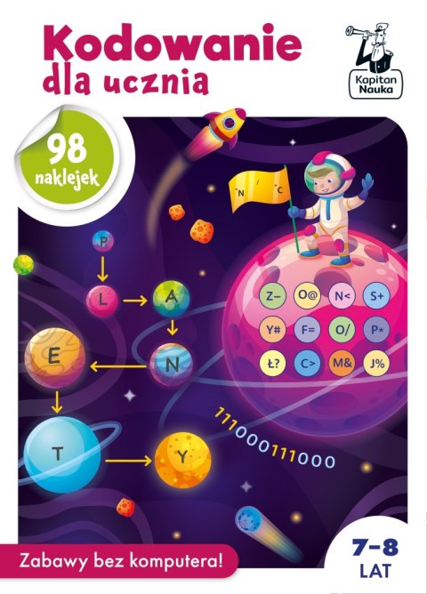 Kodowanie dla ucznia Kapitan Nauka 7-8 lat zabawy bez komputera