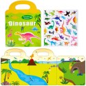 Książeczka z naklejkami Dinozaury Askato