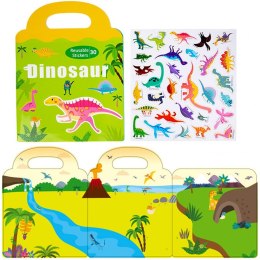 Książeczka z naklejkami Dinozaury Askato