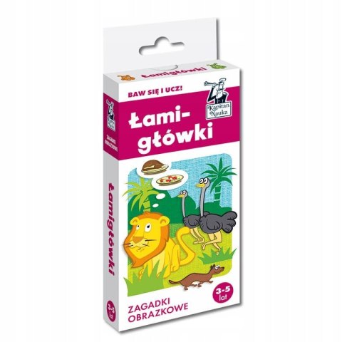 Łamigłówki Zagadki Obrazkowe Kapitan Nauka 3+