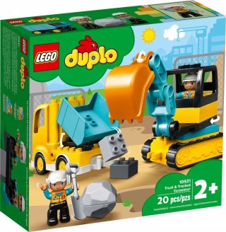 Lego Duplo 10931 Ciężarówka i koparka gąsienicowa