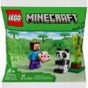 Lego Minecraft Steve i mała panda 30672