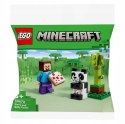 Lego Minecraft Steve i mała panda 30672