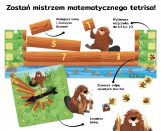 Licz Dobrze Bobrze Gra Matematyczna Edukacyjna 3-6 lat Kapitan Nauka