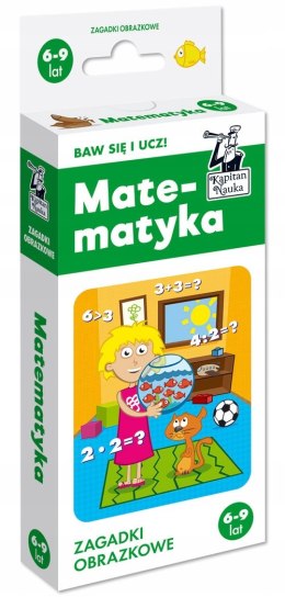 Matematyka 6-9 lat Zagadki obrazkowe Kapitan Nauka