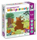 Miś i Pszczoły Gra Kooperacyjna 3-8 lat Planszowa Kapitan Nauka
