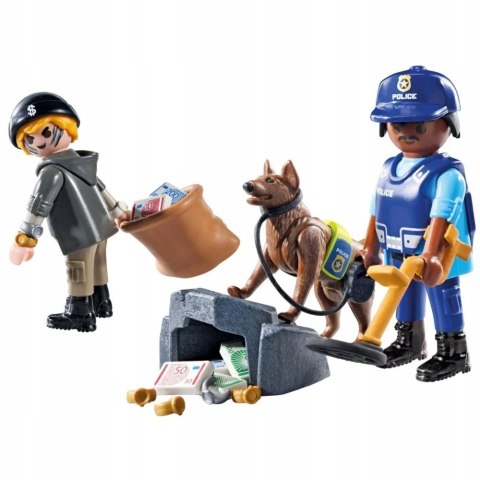 Playmobil 71731 Poszukiwania śladów z psem tropiącym
