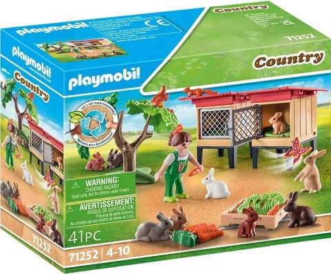 Playmobil Country 71252 Klatki z królikami Królikarnia