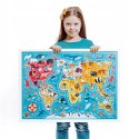 Puzzle Puzzlove Czuczu Zwierzęta Mapa Świata 60 el