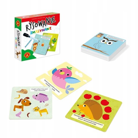 Rysowanie Zmazywanie Zwierzątka Alexander Nauka Pisania + Pisak