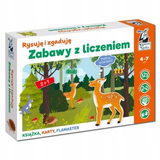 Rysuję i zgaduję Zabawy z liczeniem 4-7 Kapitan Nauka