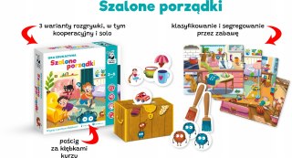 Szalone porządki Gra edukacyjna Kapitan Nauka 3-6 lat