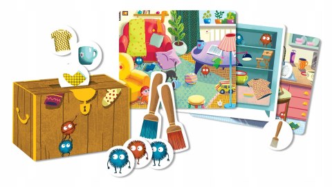 Szalone porządki Gra edukacyjna Kapitan Nauka 3-6 lat