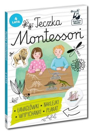 Teczka Montessori 4 latka Kapitan Nauka Pakiet Montessori dla czterolatka