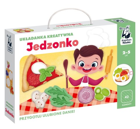Układanka kreatywna Jedzonko Kapitan Nauka 2-5 lat