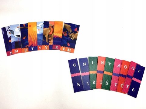 Układanka literowa Kapitan Nauka Czytam i układam słowa Lamy