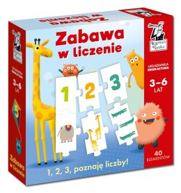 Zabawa w liczenie Układanka edukacyjna Kapitan Nauka