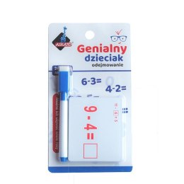Zabawka edukacyjna Askato Genialny dzieciak Fiszki arytmetyczne Odejmowanie